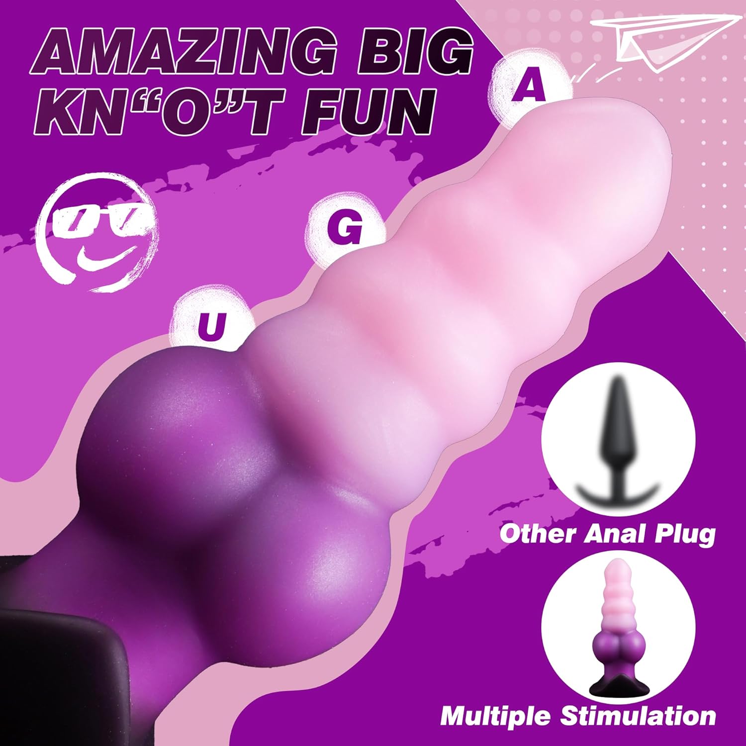 Berg 6.3" Anal Plug Large Butt Plug Knot Dildo-Laphwing