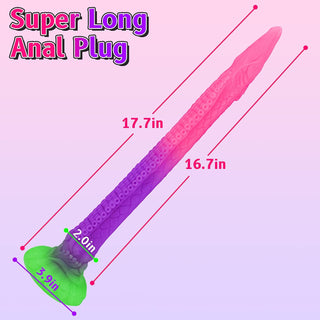 Tengon 18.5" Luminous Anus Dilator With Dragon and Octopus Texture - Laphwing