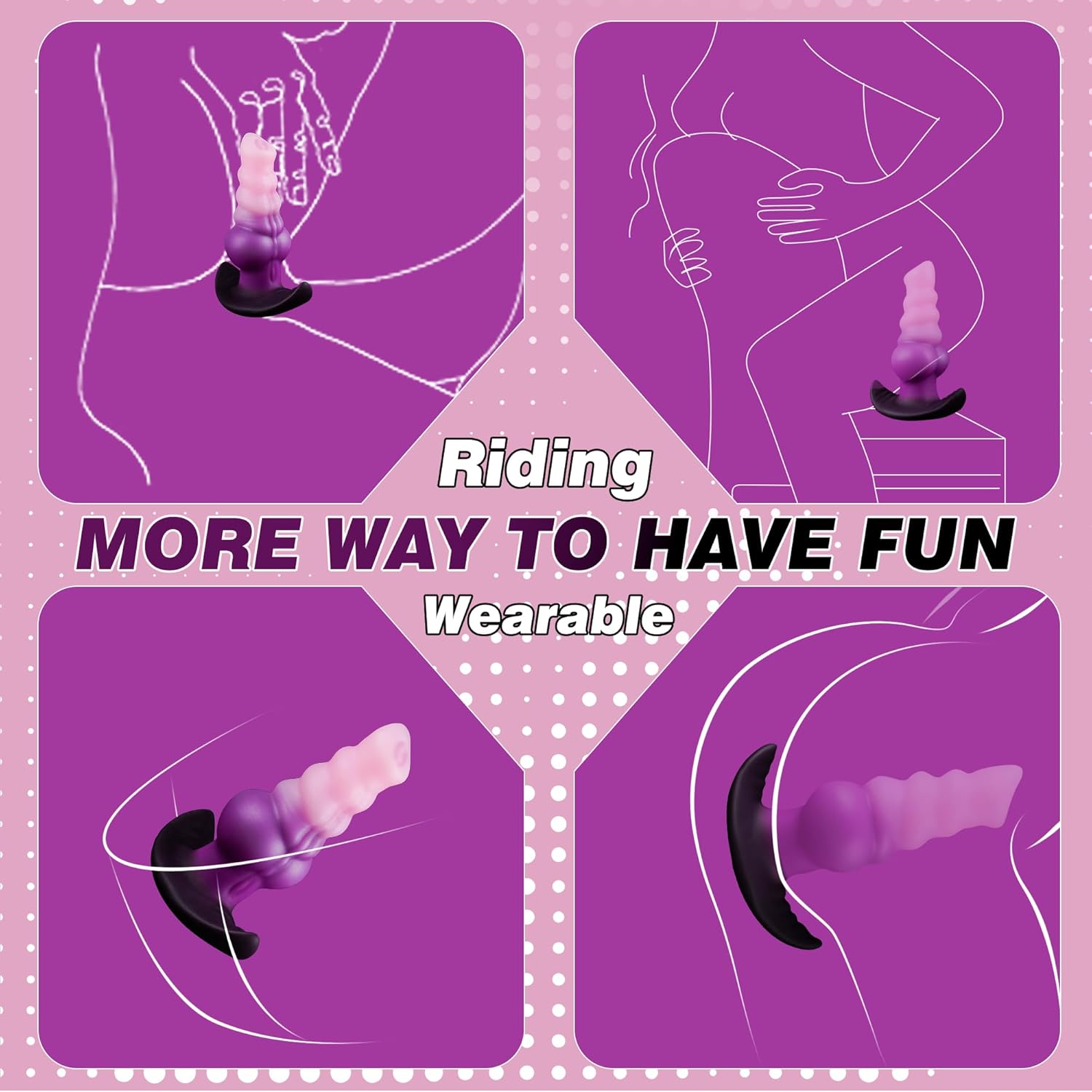 Berg 6.3" Anal Plug Large Butt Plug Knot Dildo-Laphwing