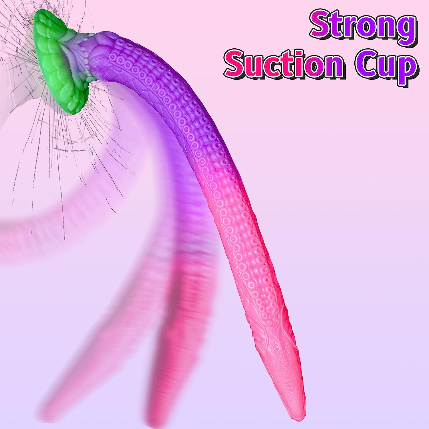 Tengon 18.5" Luminous Anus Dilator With Dragon and Octopus Texture - Laphwing