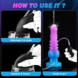 Akkoro 11 Inch Huge Fantasy Squirting Dildo-Laphwing