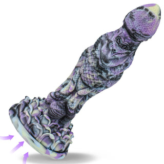 Gayle 10.2" Fantasy Dildo With Lotus Suction Cup - Laphwing