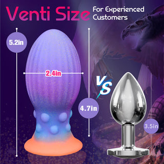 Laphwing Aurora Luminous Butt Plug Anal Toy