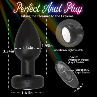 Laphwing Illusion Butt Plug Anal Vibrator