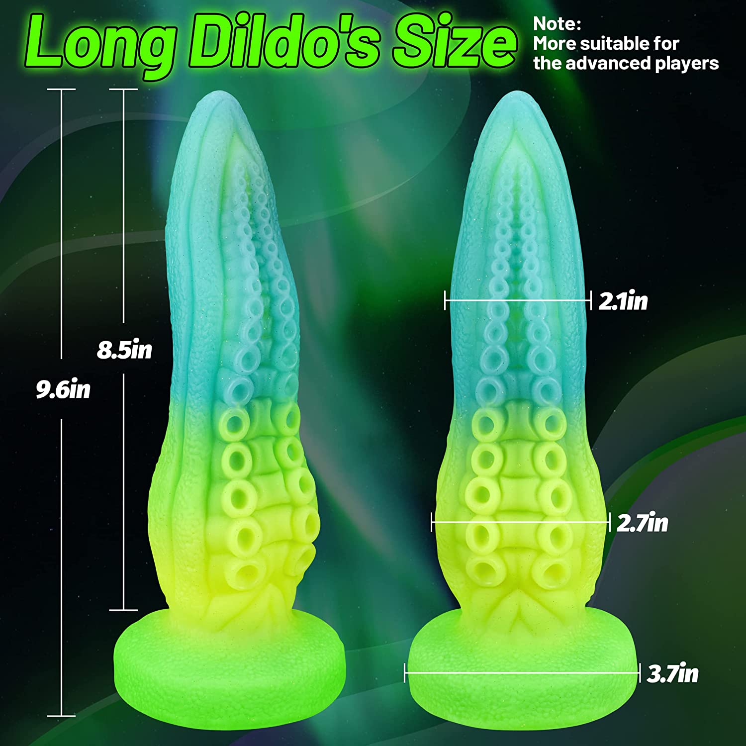 Laphwing Kanaloa  9.66in Tentacle Monster Dildo