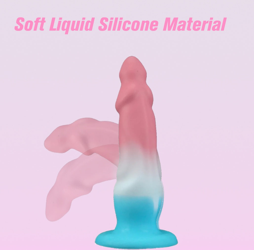Macaron 12.6 Inch Giant Fantasy Dildo With Dreamy Colors  Laphwing