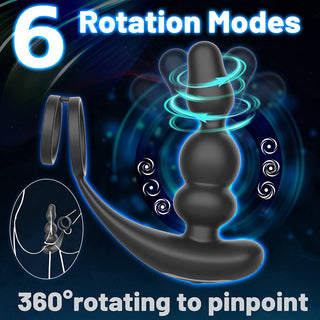Laphwing Noah 360 Rotating Dual Peins Ring Anal Vibrator