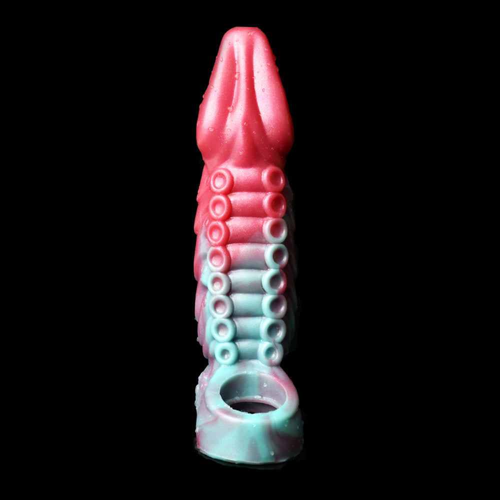 Laphwing Rainbow Tentacle 8.3 Inch Penis Sleeve Extender