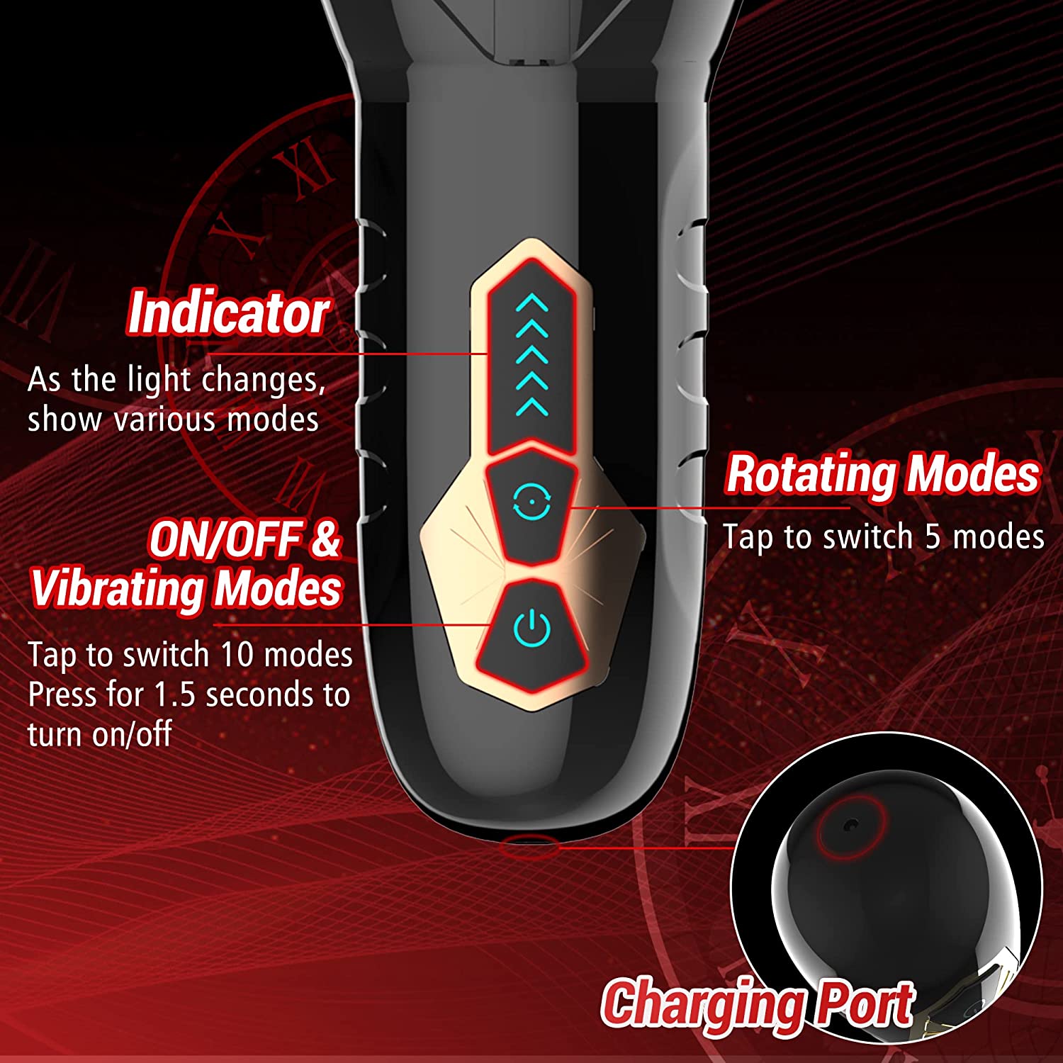 Laphwing Rocket Automatic Male Masturbator Blowjob Toy