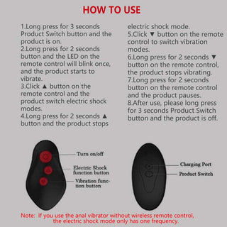 Laphwing Summanus Mango Electric Shock Prostate Stimulation Anal Plug