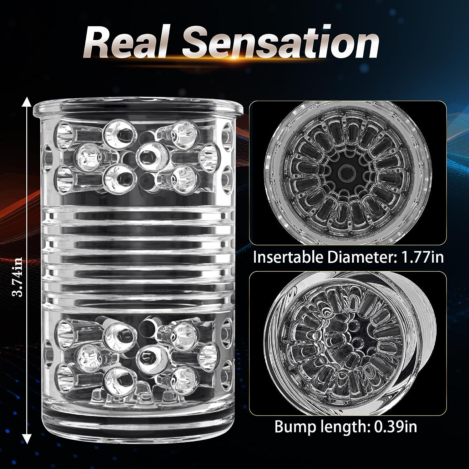 Phantom Automatic Male Masturbator With 7 Thrusting Rotating Modes