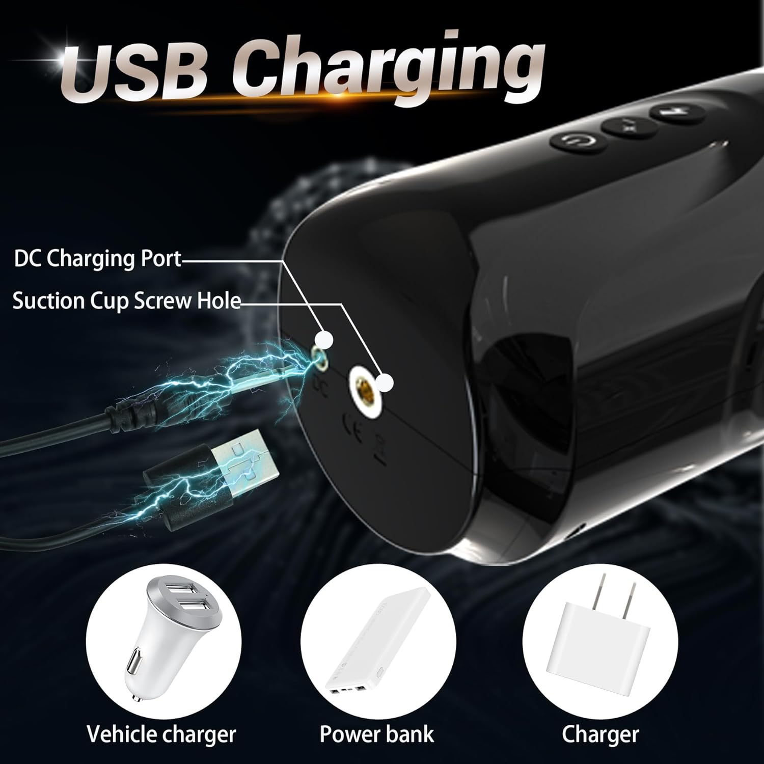 Phantom Automatic Male Masturbator With 7 Thrusting Rotating Modes