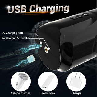 Phantom Automatic Male Masturbator With 7 Thrusting Rotating Modes