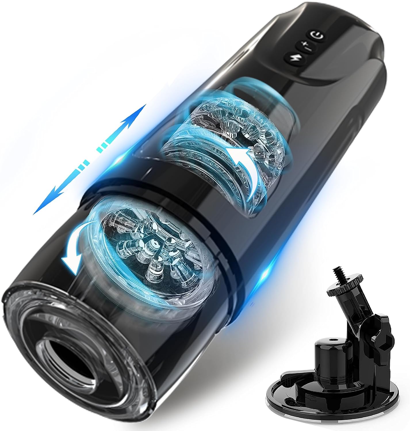 Phantom Automatic Male Masturbator With 7 Thrusting Rotating Modes