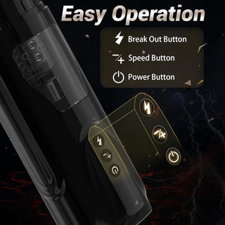 Phantom Automatic Male Masturbator With 7 Thrusting Rotating Modes