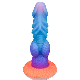 Raichu 8.1 Inch Dragon Dildo Luminous Fantasy Dildo With Clear Stimulating Texture Laphwing
