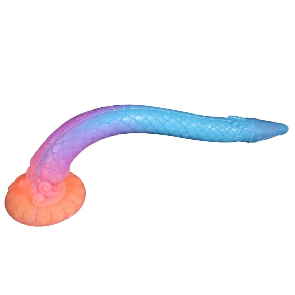 Tengon 18.5" Luminous Anus Dilator With Dragon and Octopus Texture - Laphwing