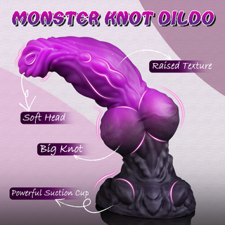 Imitator 9" Fantasy Monster Dildo Knot Dildo With Strong Suction Cup - Laphwing