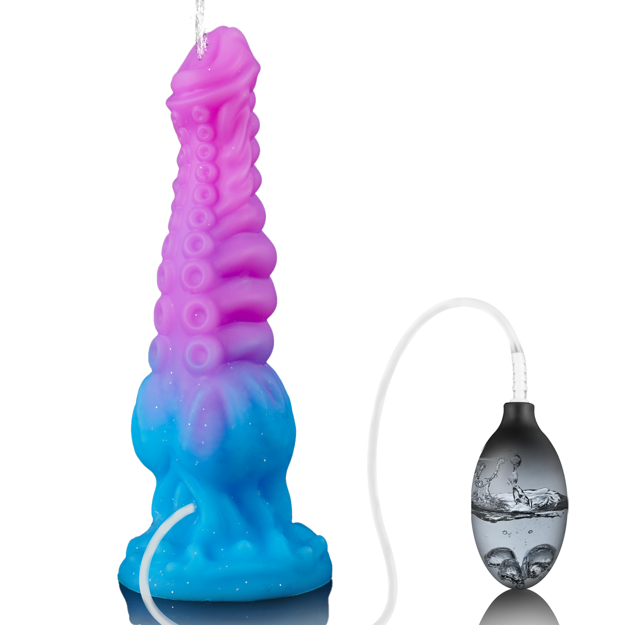 Akkoro 9.71" Squirting Tentacle Dildo With a Knot & Octopus Texture-Laphwing