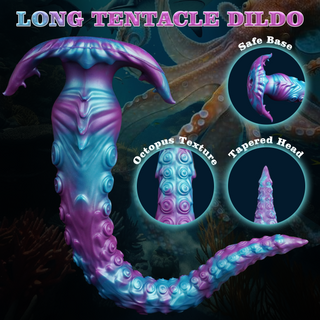 Binx 15.7" Long Tentacle Dildo Large Butt Plug with Anchor Base-Laphwing