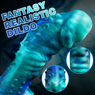 SeaWitch Fantasy Realistic Thick Dildo with Strong Suction Cup-Laphwing