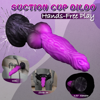 Imitator 9" Fantasy Monster Dildo Knot Dildo With Strong Suction Cup - Laphwing