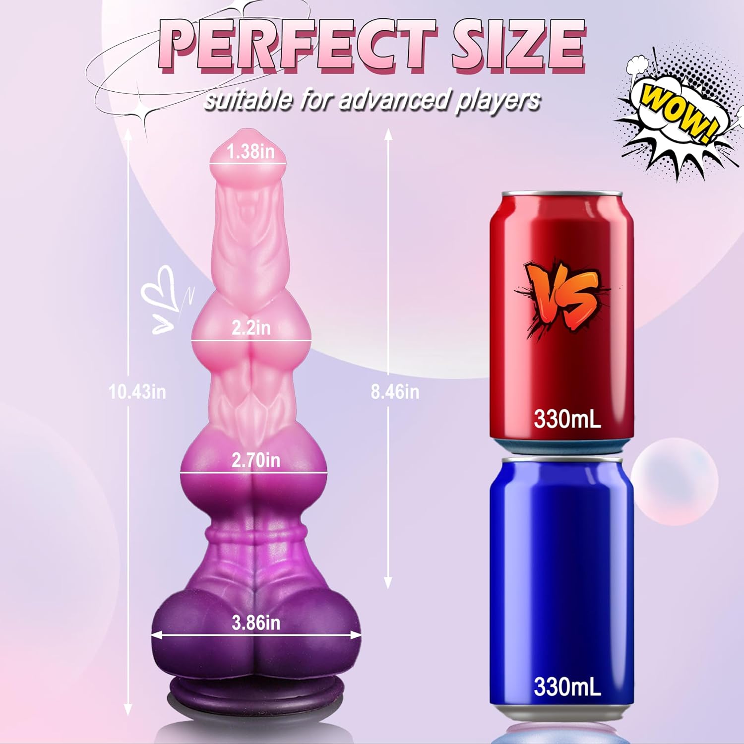 Martin 10.43" Huge Monster Dildo with Strong Suction Cup-Laphwing