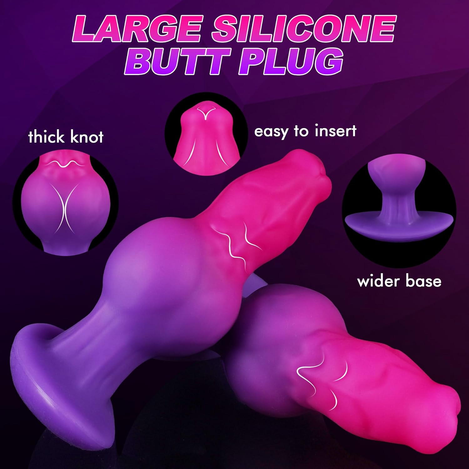 Thain 6.5" Large Butt Plug Huge Anal Plug-Laphwing
