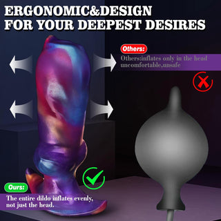 Vila Inflatable Butt Plug Large Anal Plug-Laphwing