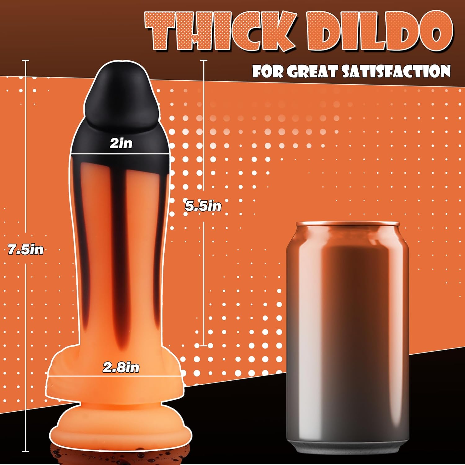 Terra 2" Diameter Thick Dildo Fantasy Realistic Dildo-Laphwing