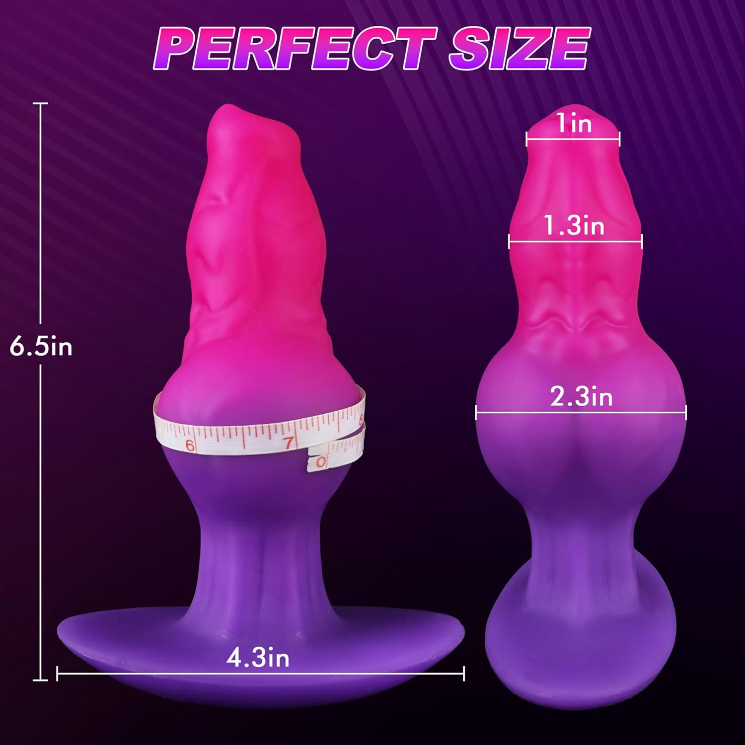 Thain 6.5" Large Butt Plug Huge Anal Plug-Laphwing