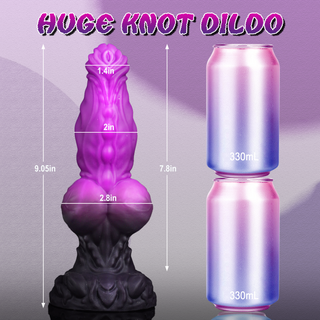 Imitator 9" Fantasy Monster Dildo Knot Dildo With Strong Suction Cup - Laphwing