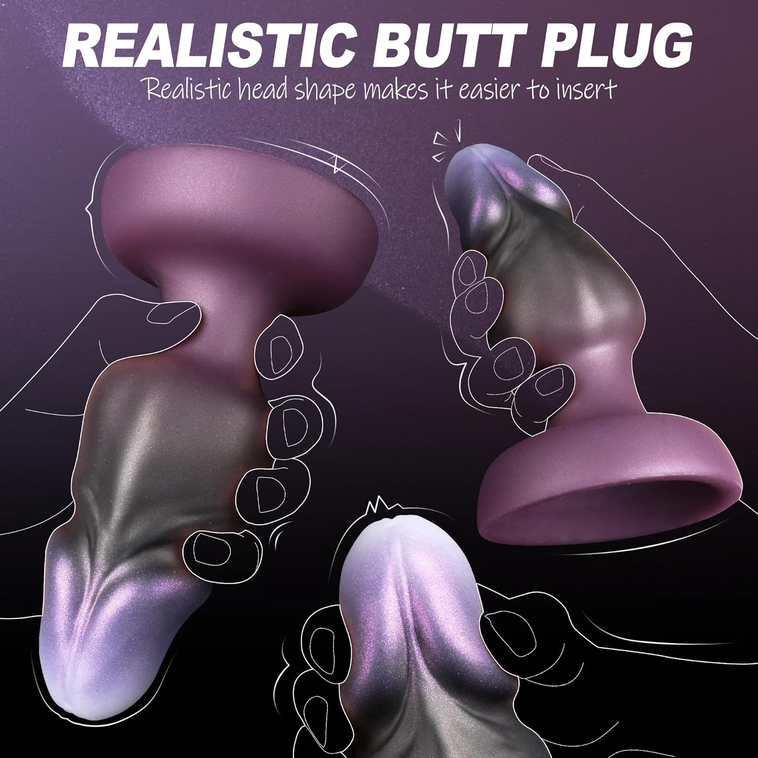 Shawn 6.3" Large Butt Plug Anal Plug-Laphwing