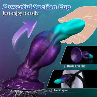 Gade 6.5" Fantasy Knot Dildo with Knot- Laphwing