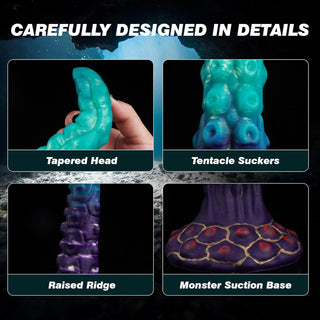 Poseidon Long Dildo Tentacle Dildo - Laphwing