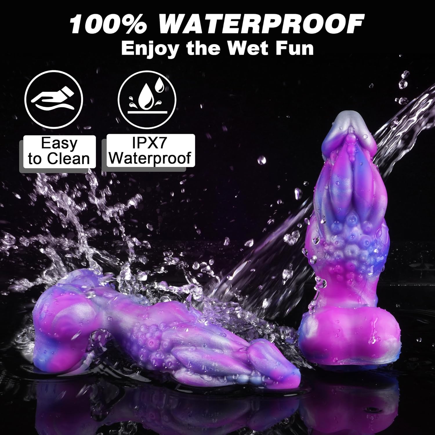 Dean 7.09" Monster Knot Dildo-Laphwing
