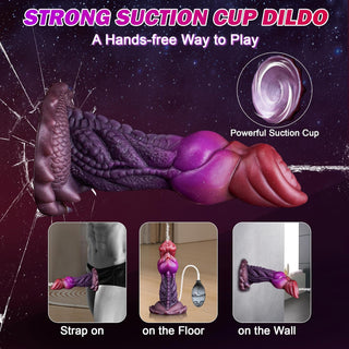 Perry 7.5" Squirting Dildo Monster Dildo With Strong Suction Cup-Laphwing