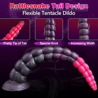 Kamanda Long Dildo Tentacle Dildo with Strong Suction Cup-Laphwing