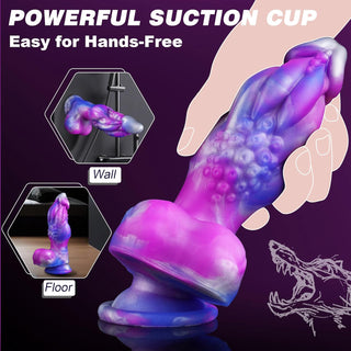 Dean 7.09" Monster Knot Dildo-Laphwing