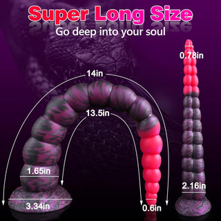 Kamanda Long Dildo Tentacle Dildo with Strong Suction Cup-Laphwing