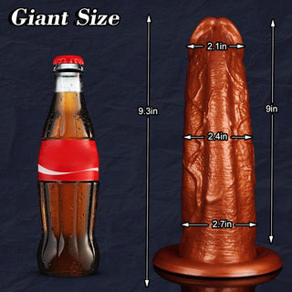 Gavin 2.5" Diameter Huge Dildo Thick Dildo - Laphwing