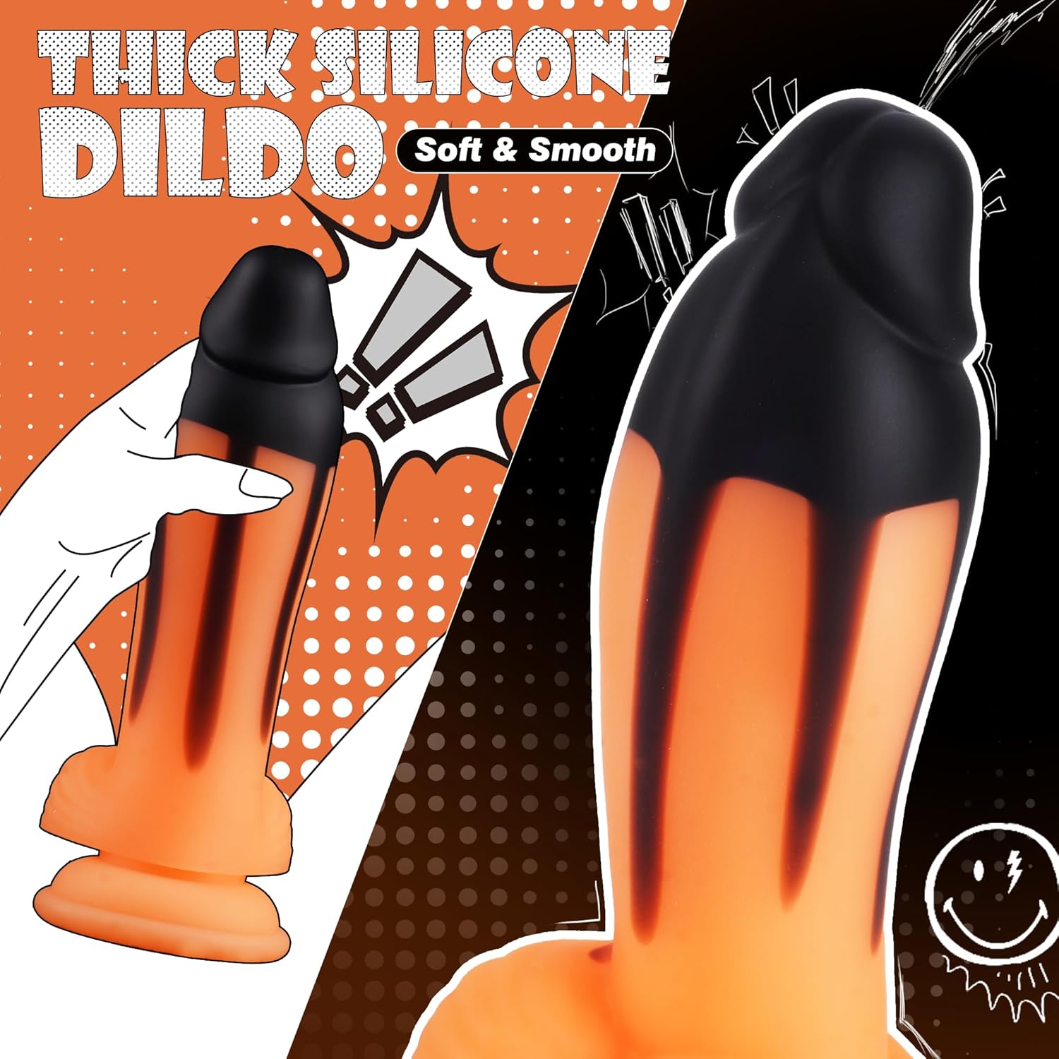 Terra 2" Diameter Thick Dildo Fantasy Realistic Dildo-Laphwing