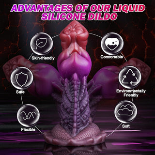 Perry 7.5" Squirting Dildo Monster Dildo With Strong Suction Cup-Laphwing