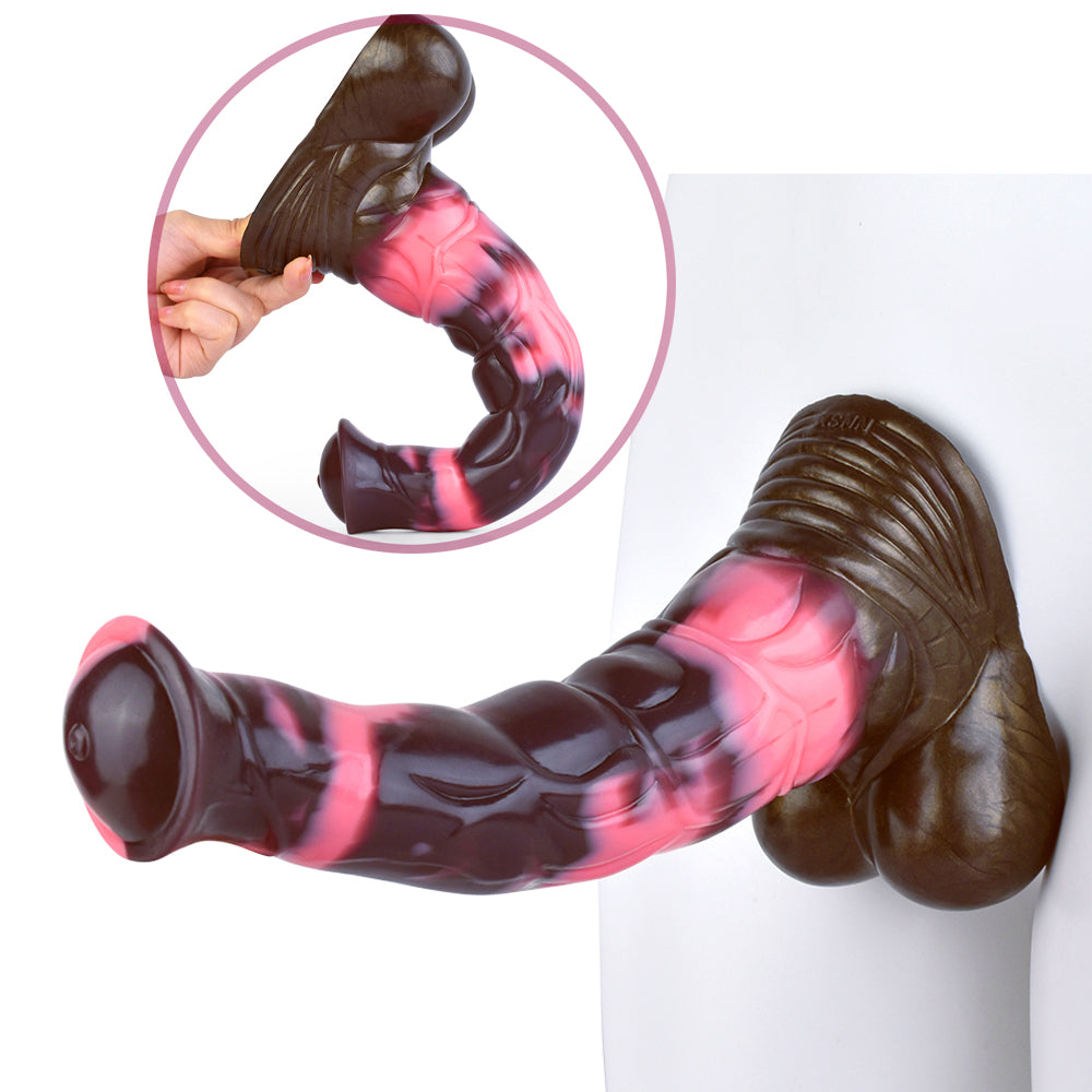 Conner 10.6 Inch Huge Realistic Dildo With Unique Stimulating Texture Laphwing 