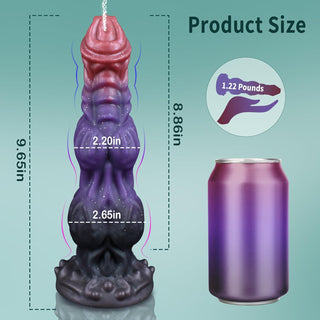 Morgan 9.6" Squirting Monster Dildo With Unique Size & Stimulating Texture Laphwing