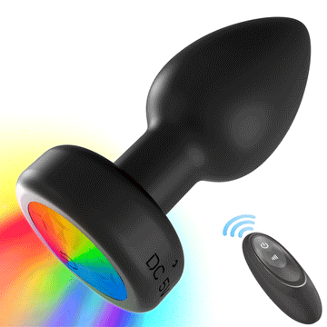 Illusion 3.54'' Butt Plug Anal Vibrator With 7 Powerful Vibration Modes - Laphwing