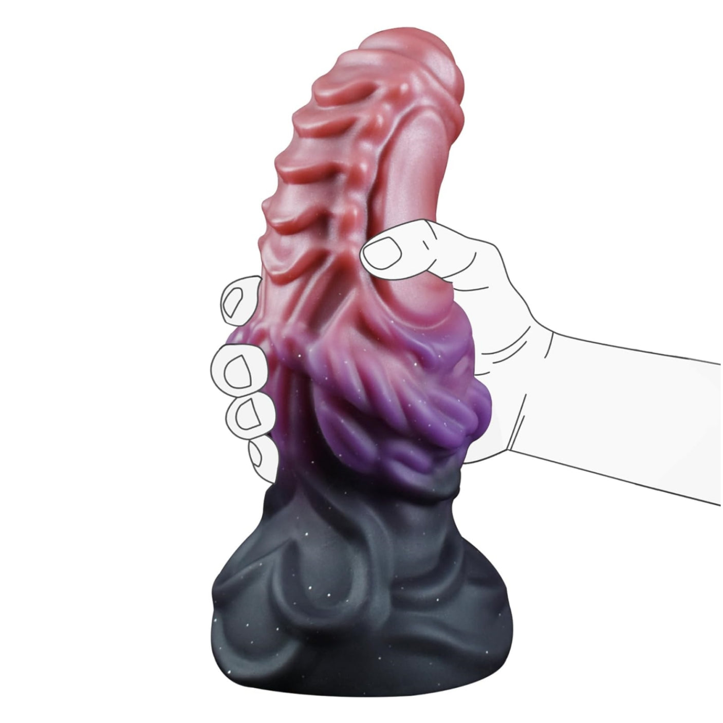 IMP 6.6in/8.3in Fantasy Monster Dildo With Super Strong Suction Cup Laphwing