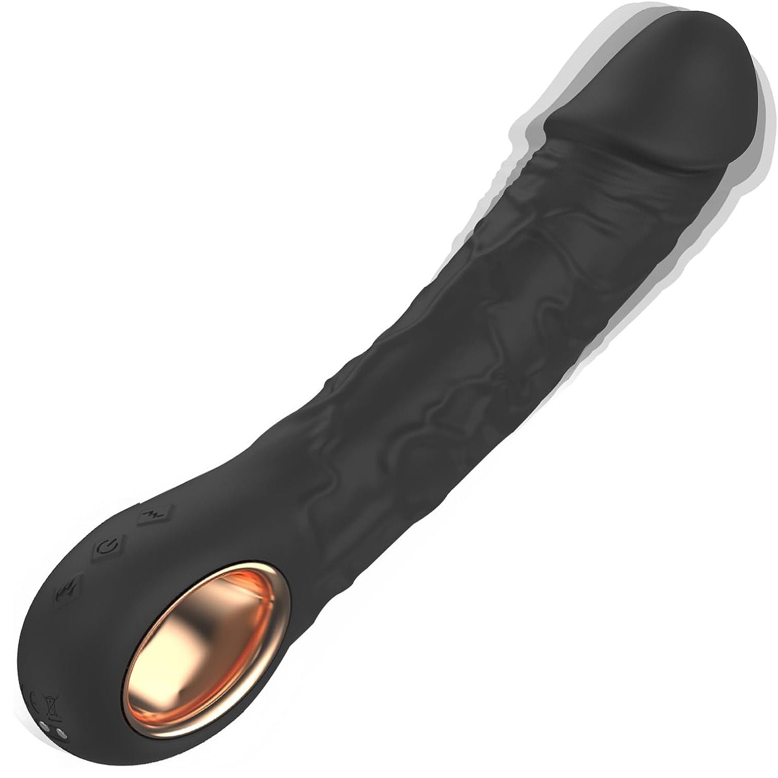 Mira Black Realistic Dildo Vibrator 