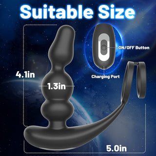 Laphwing Noah 360 Rotating Dual Peins Ring Anal Vibrator