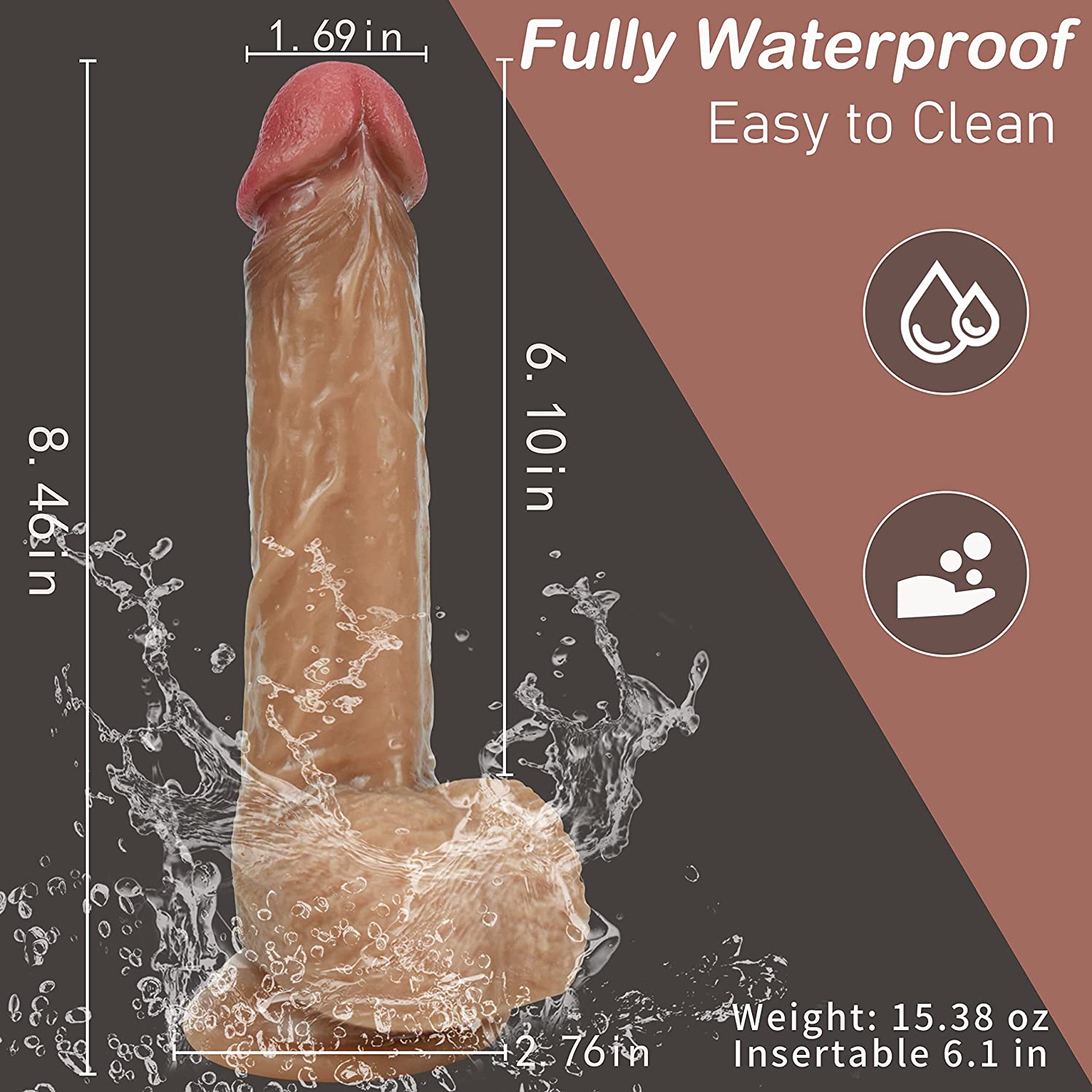 Laphwing Water Elf Realistic Squirting Dildo